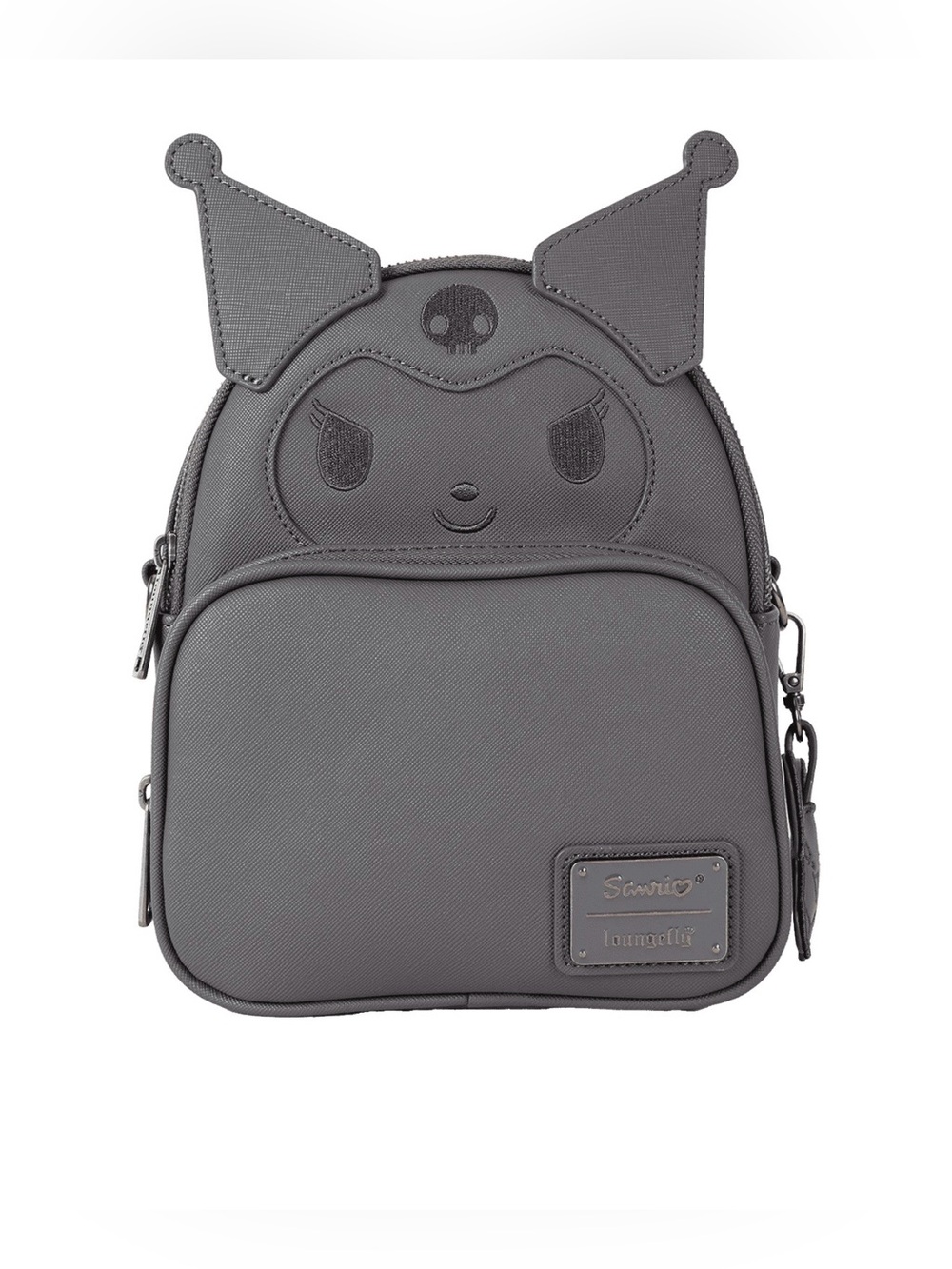 Loungefly- Sanrio Kuromi Monochrome Cosplay Convertible Backpack & Crossbody